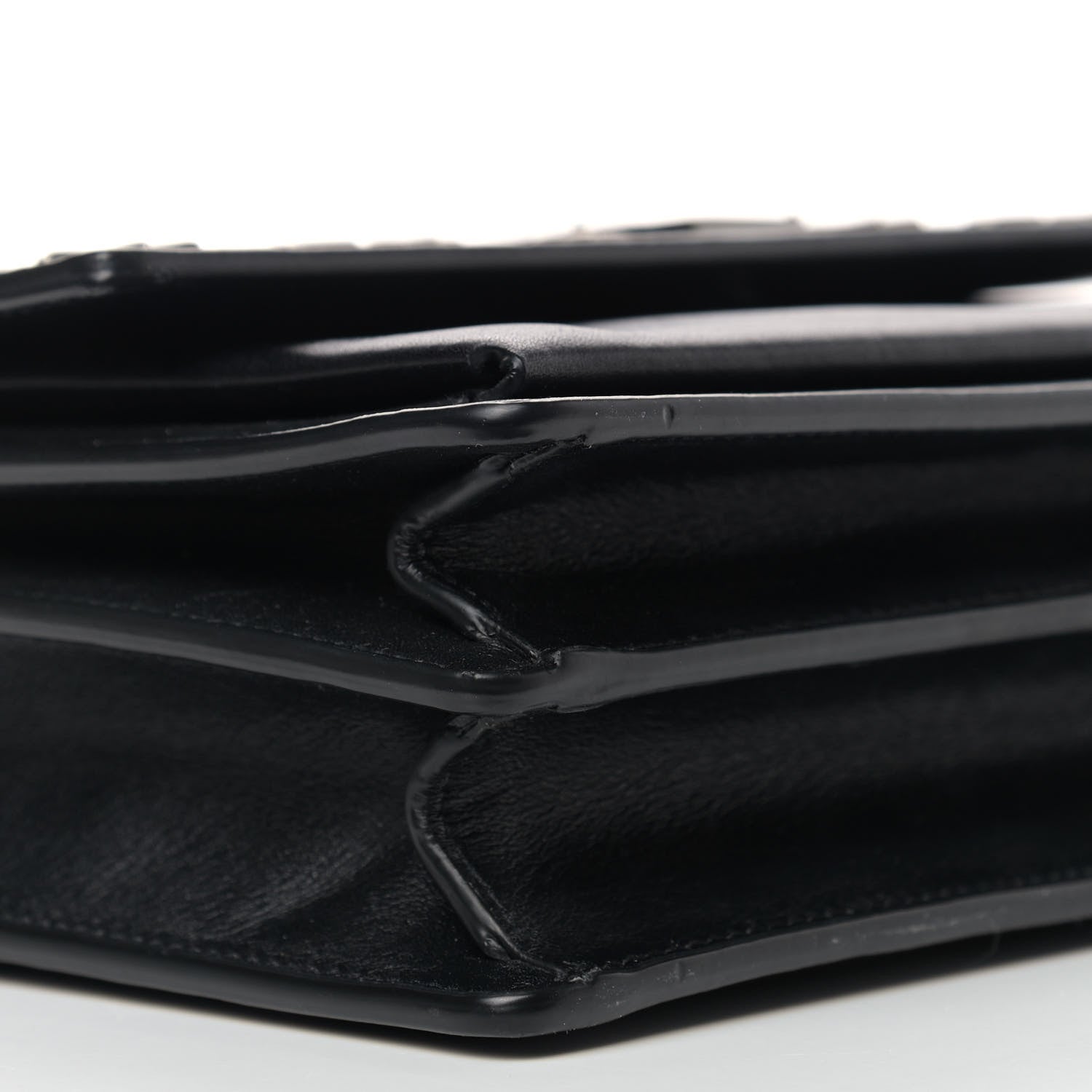 Saint Laurent Calfskin Stars and Hearts Medium Monogram Sunset Black 8 of 10