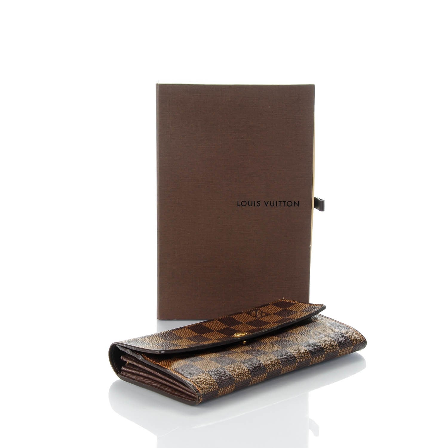 Louis Vuitton Damier Ebene Sarah Wallet 4 of 7