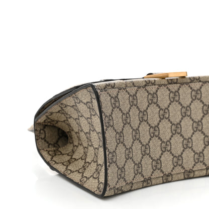 Balenciaga X GUCCI GG Supreme Monogram Small Hourglass Top Handle Bag Beige Ebony 9 of 11