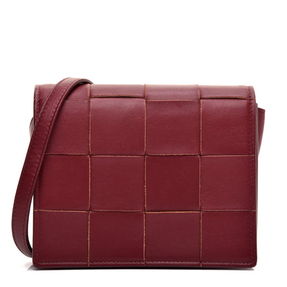 Bottega Veneta Nappa Maxi Intrecciato Mini Cassette Crossbody Bordeaux 1 of 16