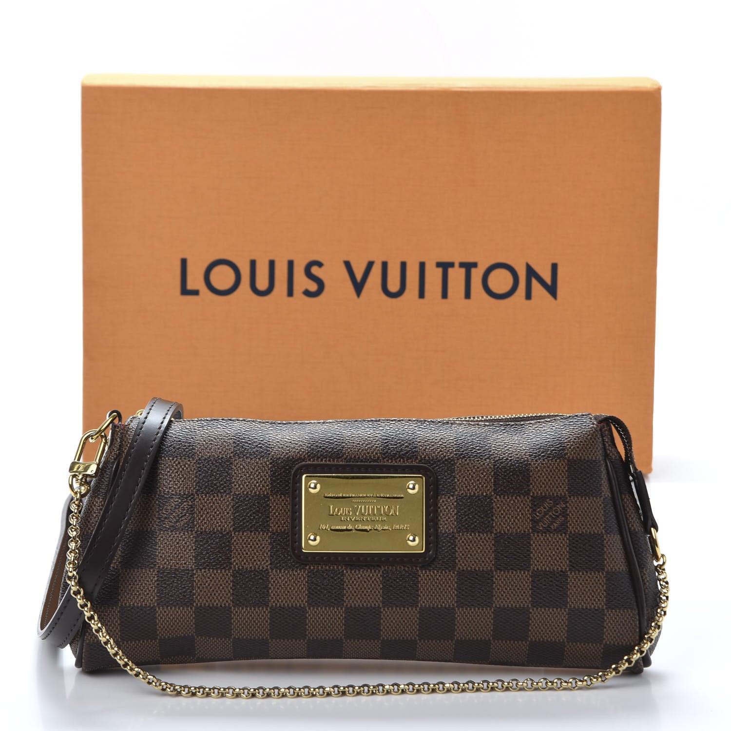 Louis Vuitton Damier Ebene Eva Clutch 10 of 10