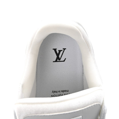 Louis Vuitton Calfskin Monogram Mens LV Trainer Sneakers 7 White 8 of 10