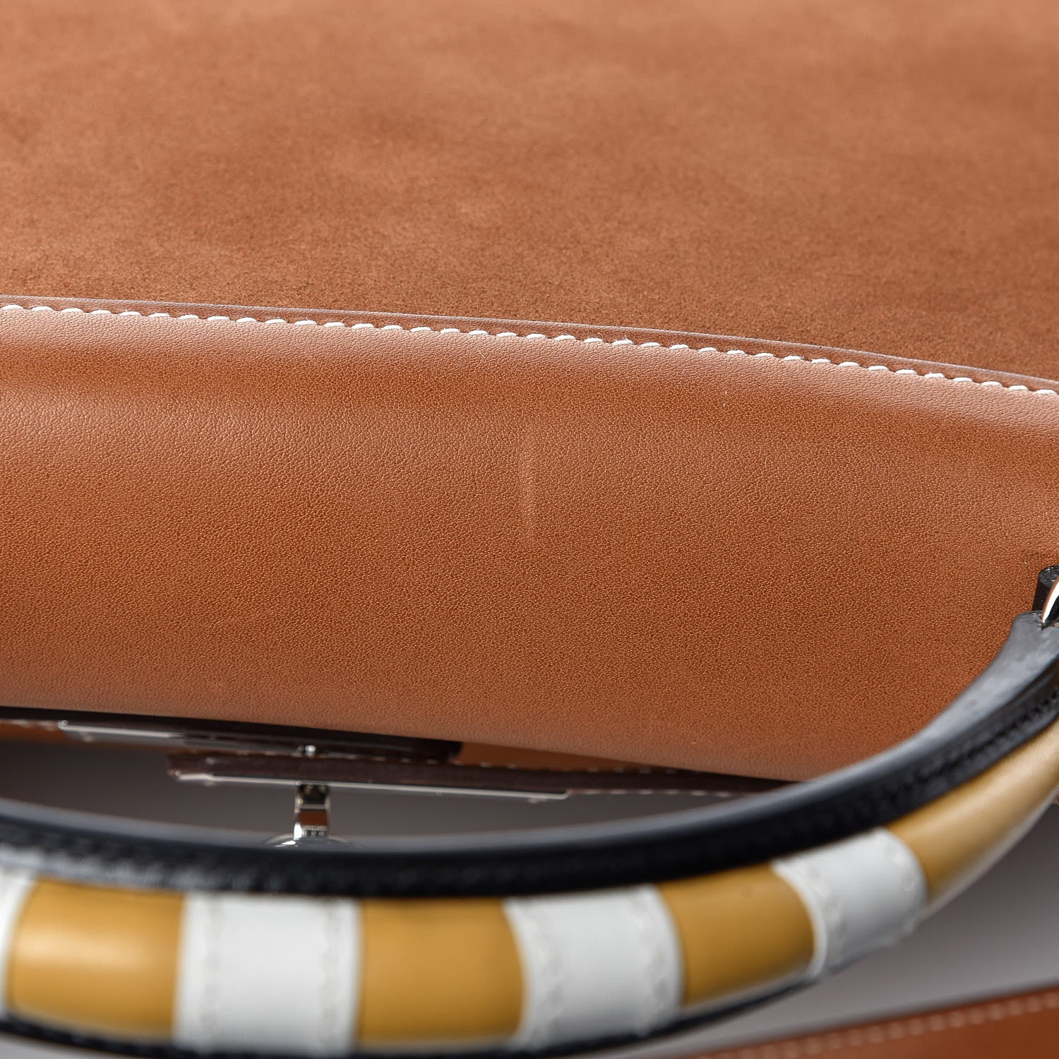 Hermes Barenia Grizzly Au Galop Kelly Retourne 32 Fauve 39 of 41