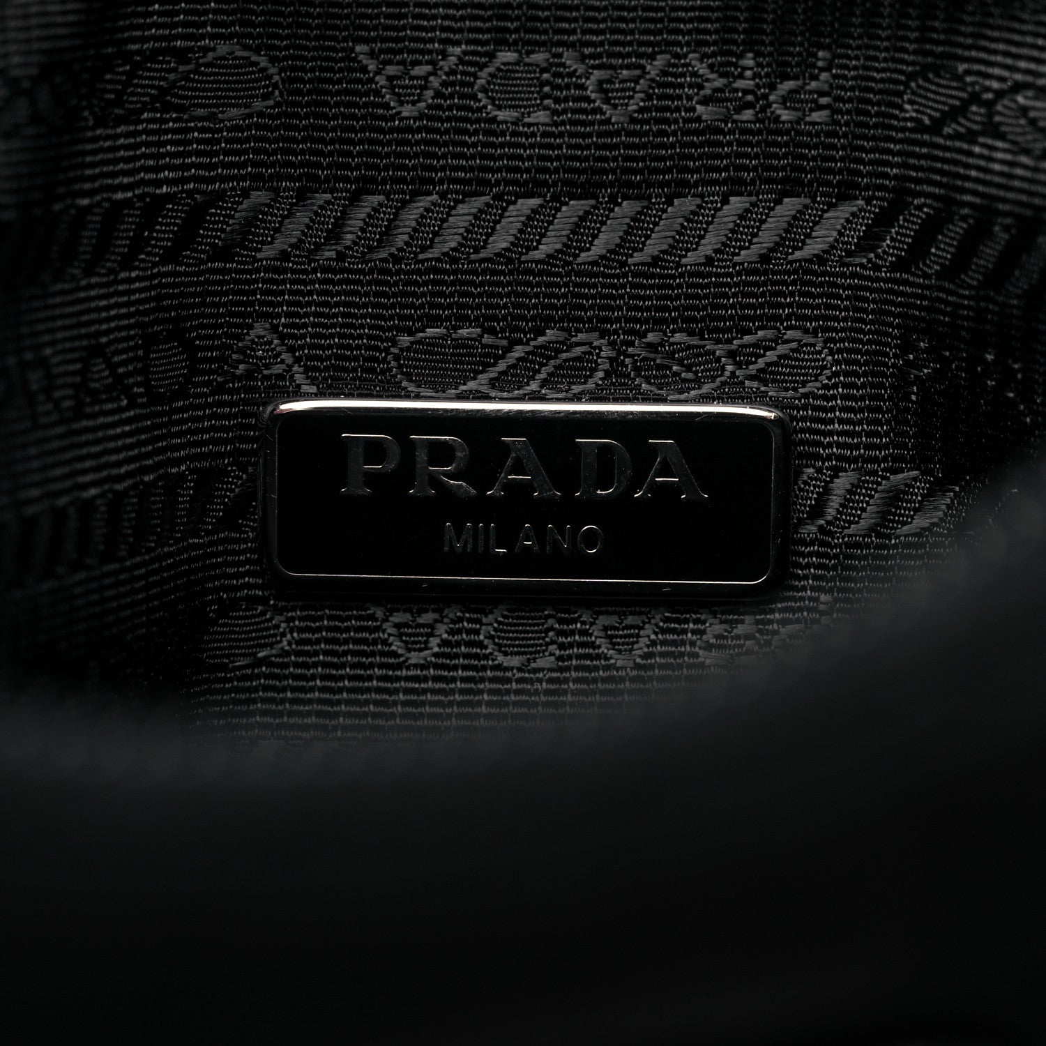 Prada Tessuto Nylon Mini Re-Edition 2000 Bag Black 6 of 13