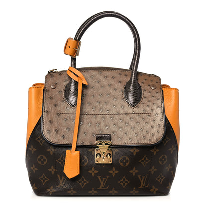 Louis Vuitton Monogram Ostrich Majestueux PM Yellow 1 of 10
