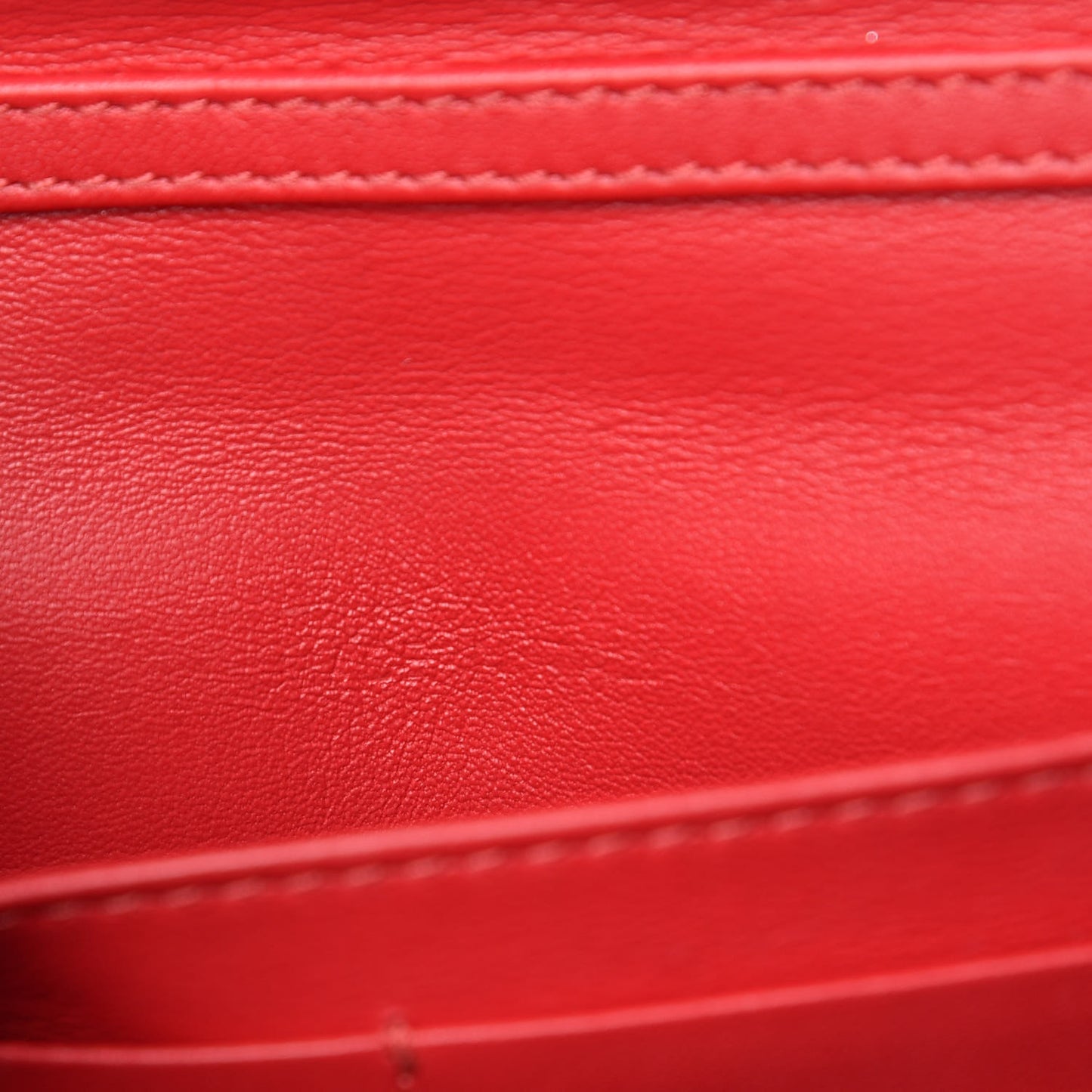 Patent Cannage Miss Dior Promenade Pouch Red
