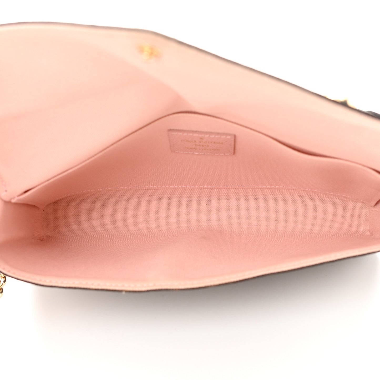 Monogram Valentine Dog Pochette Felicie Chain Wallet