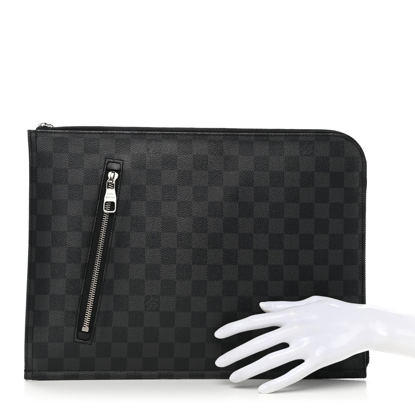 Damier Graphite Poche Documents Holder