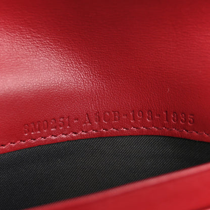 Fendi Vitello Cruise F is Fendi Bi-Color FF 1974 Embossed Continental Envelope Wallet Maya Black Fragola 7 of 7