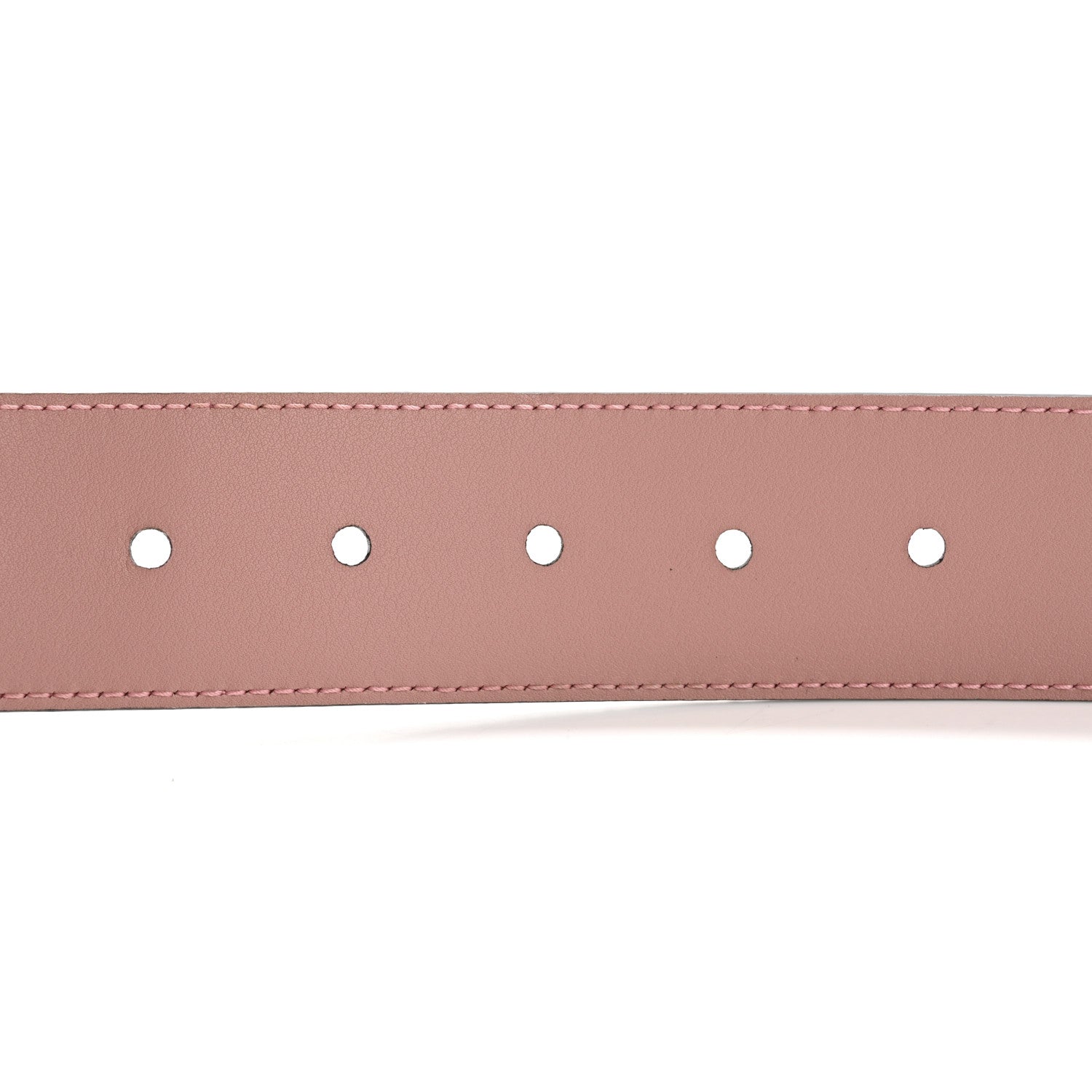 Gucci Soft Microguccissima Margaux Calfskin Belt 85 34 Soft Pink 4 of 6
