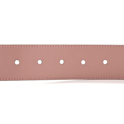 Gucci Soft Microguccissima Margaux Calfskin Belt 85 34 Soft Pink 4 of 6