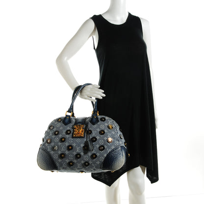 Louis Vuitton Denim Polka Dot Trunks and Bags Bowly 2 of 8