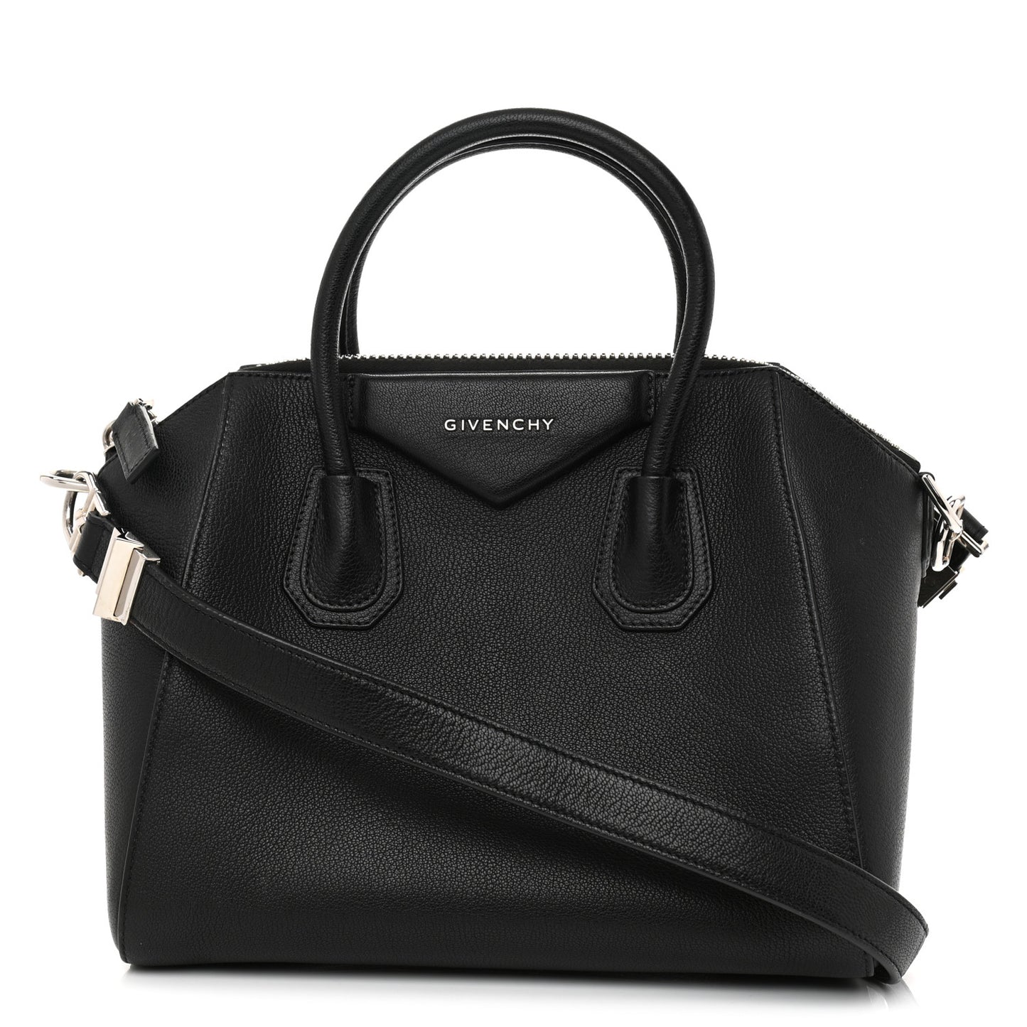 Sugar Goatskin Small Antigona Black