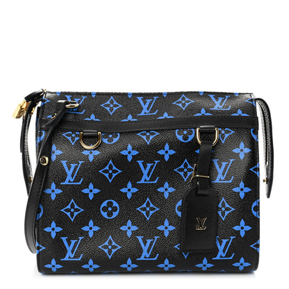 Louis Vuitton Colored Monogram Speedy Amazon PM Blue Black 1 of 9