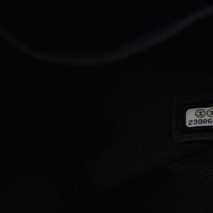Chanel Crumpled Grained Calfskin Zip and Carry Shopping Tote Black 7 of 11