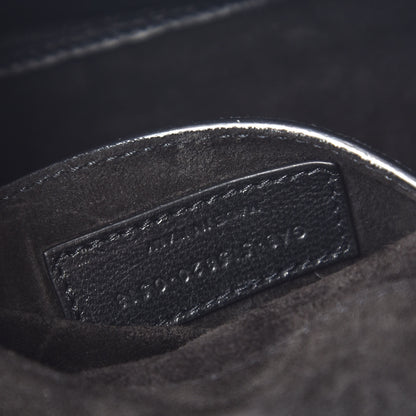Saint Laurent Metallic Lambskin Patchwork Monogram Small Jamie Silver 7 of 7