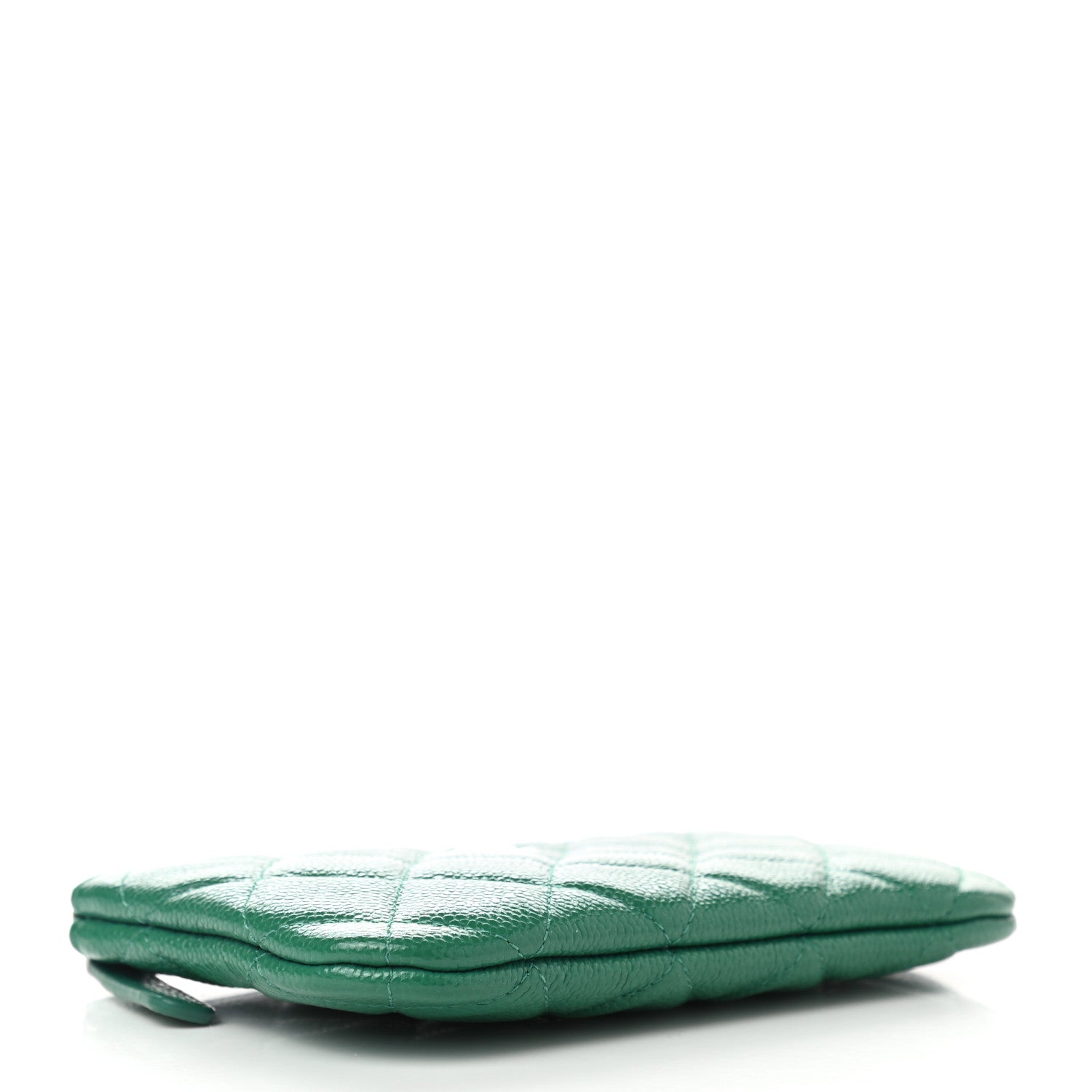 Chanel Caviar Quilted Small Cosmetic Case Green 4 of 10