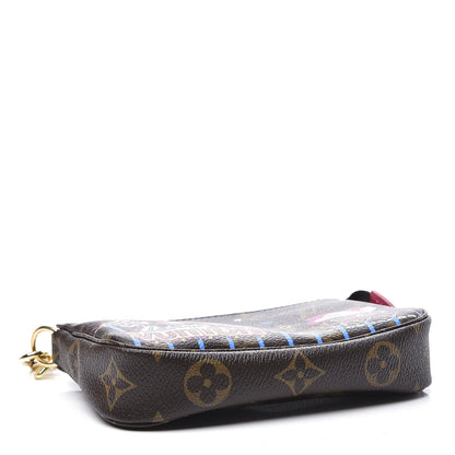 Louis Vuitton Monogram 2020 Christmas Animation Roller Coaster Mini Pochette Accessories Pivoine 3 of 9