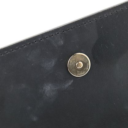 Versace Calfskin Palazzo Crystal Chain Evening Bag Black 7 of 9