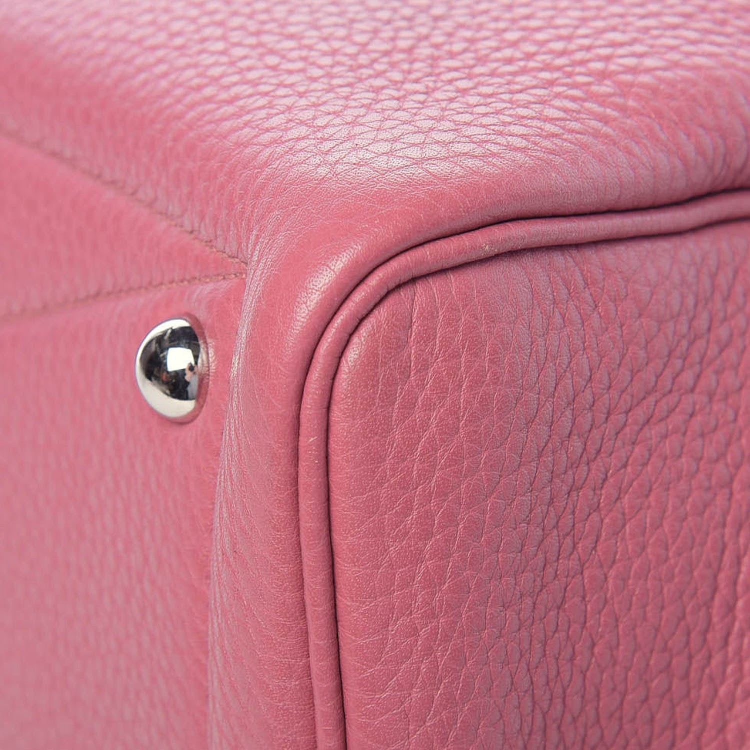 Hermes Taurillon Clemence Victoria II 35 Bois de Rose 13 of 14