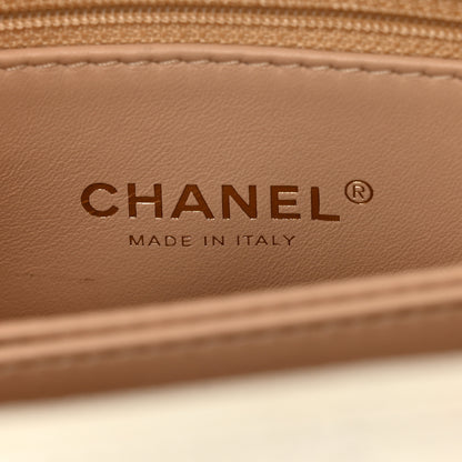 Chanel Caviar Quilted Mini Coco Handle Flap White 6 of 12