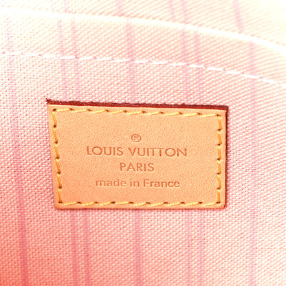 Louis Vuitton Damier Azur Neo Neverfull MM Rose Ballerine 11 of 15