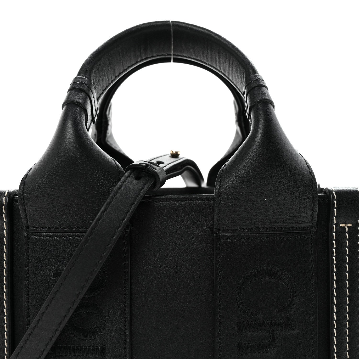 Chloe Calfskin Small Woody Tote Black 8 of 10