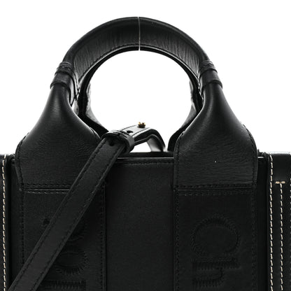 Chloe Calfskin Small Woody Tote Black 8 of 10