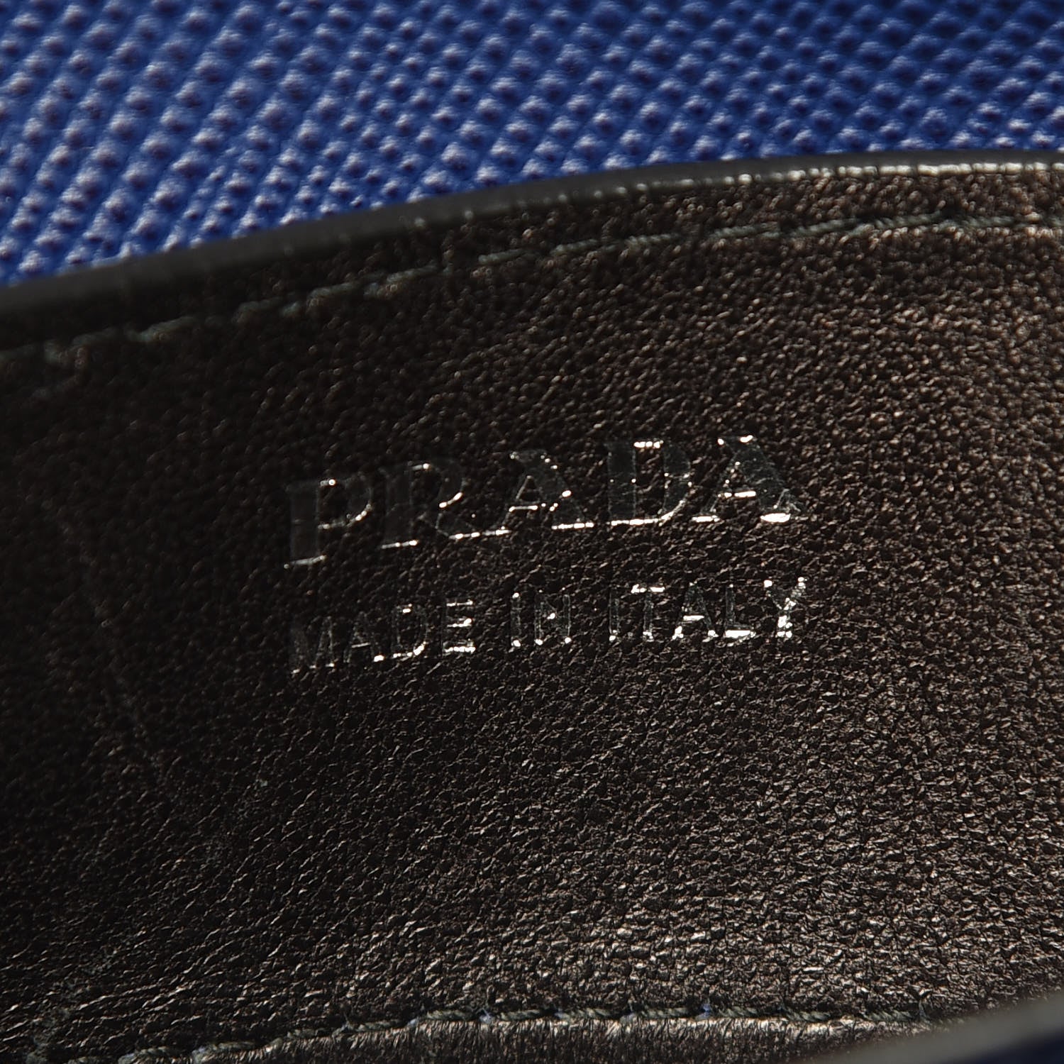 Prada Saffiano Cuir Small Double Handle Tote Inchiostro 7 of 20