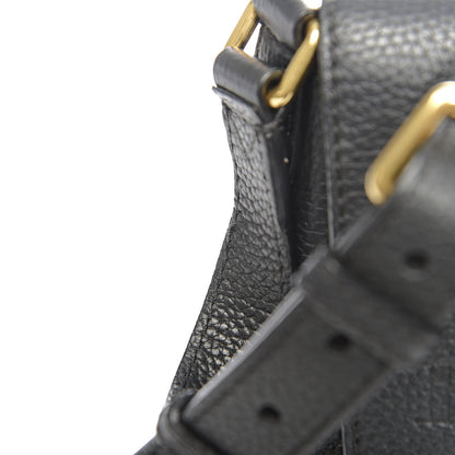 Burberry Grainy Calfskin Embossed Small Messenger Black 7 of 12
