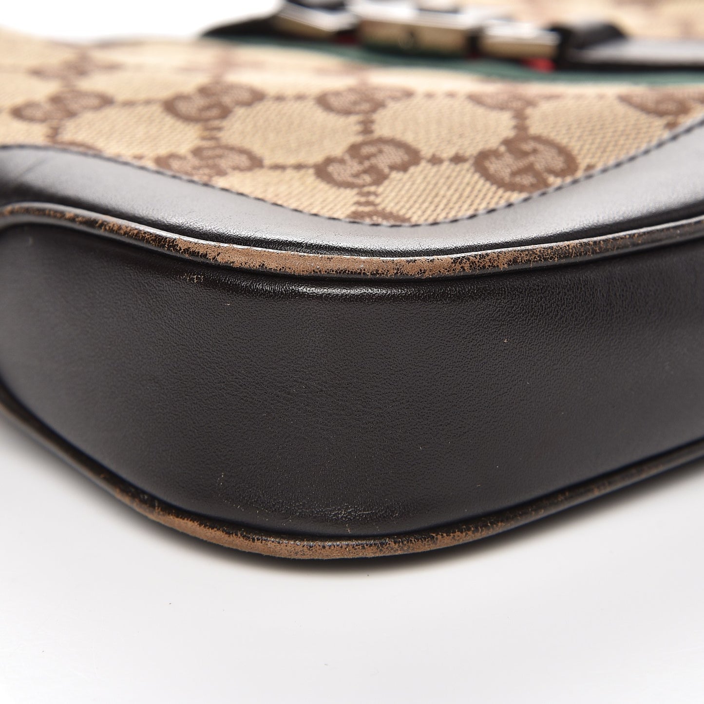 Monogram Web Small Jackie O Hobo Dark Brown