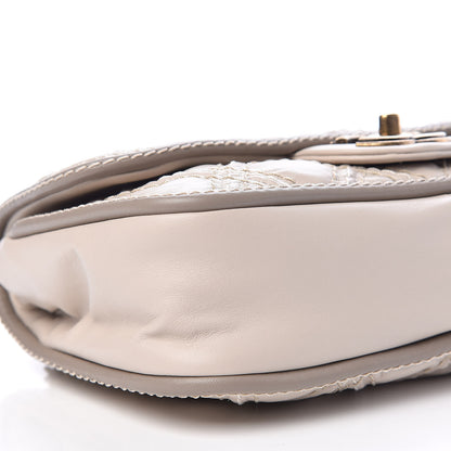 Chanel Calfskin Stitch Triptych Flap Beige 6 of 11