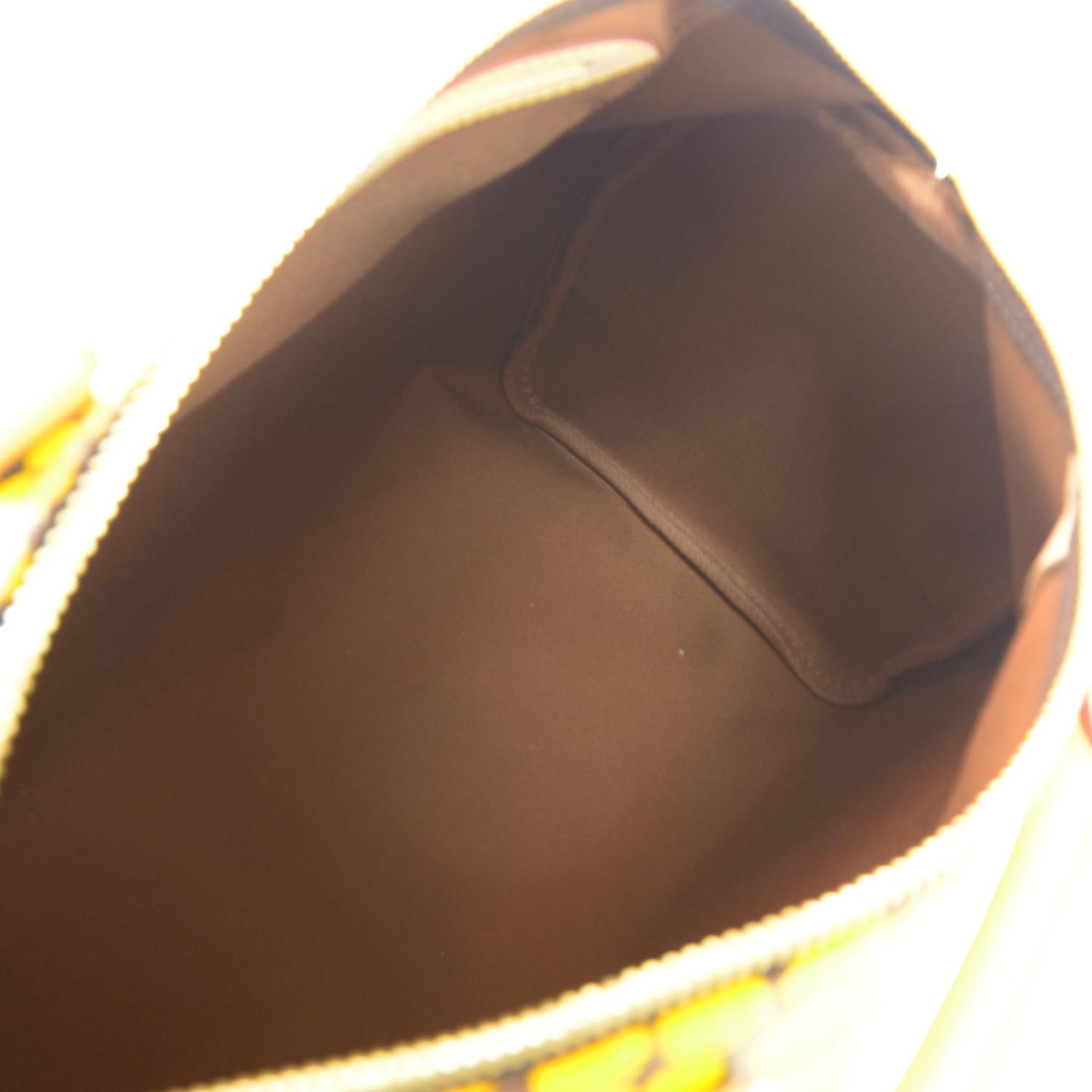 Louis Vuitton Monogram Kusama Town Speedy 30 Yellow 8 of 8