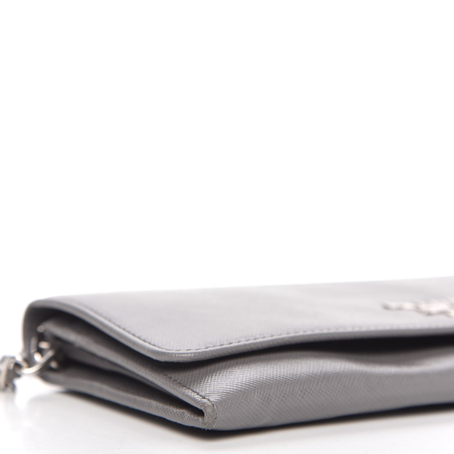 Saffiano Metal Oro Chain Wallet Marmo