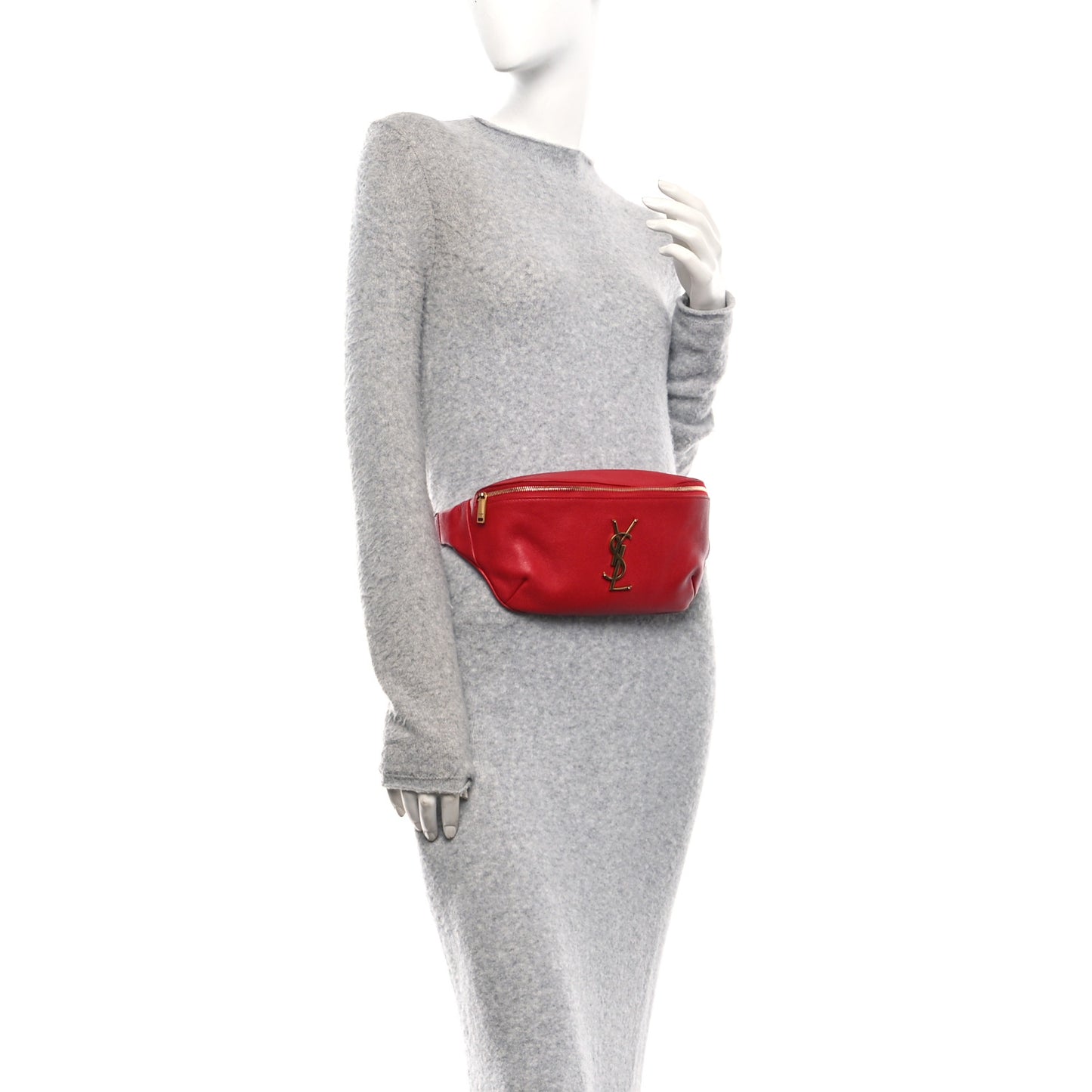 Grain De Poudre Monogram Belt Bag Rouge Eros