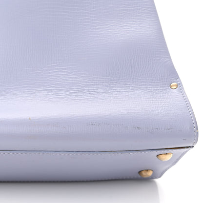 Salvatore Ferragamo Calfskin Gancini 2-Way Top Handle Bag Light Purple 14 of 14
