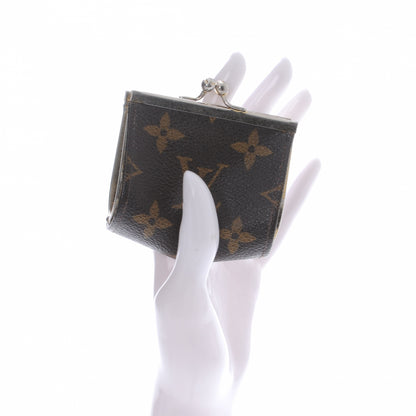 Louis Vuitton Monogram Mini Kiss Lock Coin Purse 2 of 6