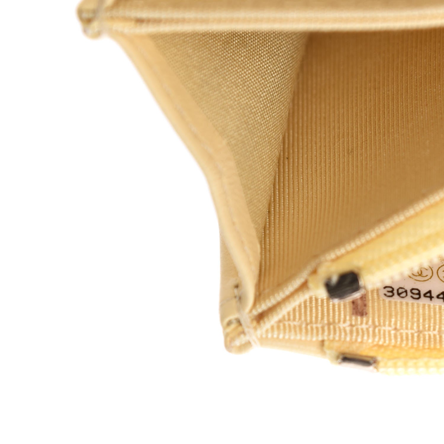 Chanel Lambskin Quilted Mini Wallet On Chain WOC Yellow 9 of 11
