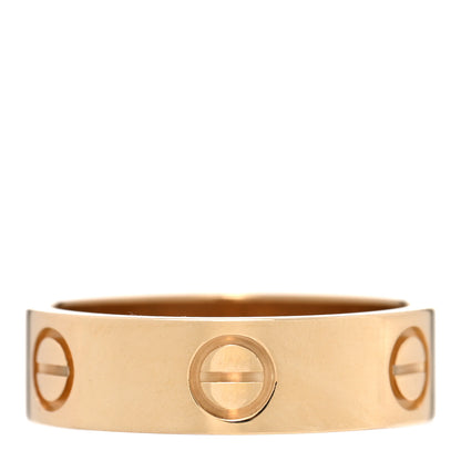 Cartier 18K Yellow Gold 5.5mm LOVE Ring 54 7 1 of 5