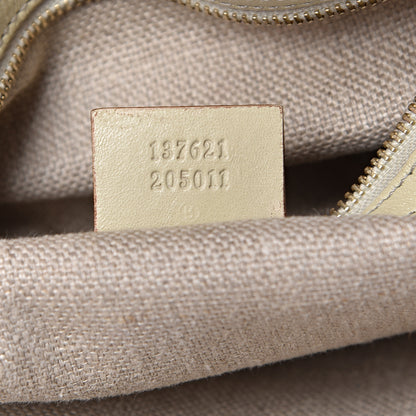 Gucci Straw Medium Pelham Shoulder Bag Off White 6 of 12