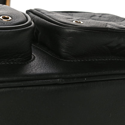 Louis Vuitton Calfskin Monogram Embossed Utility Crossbody Black 12 of 12