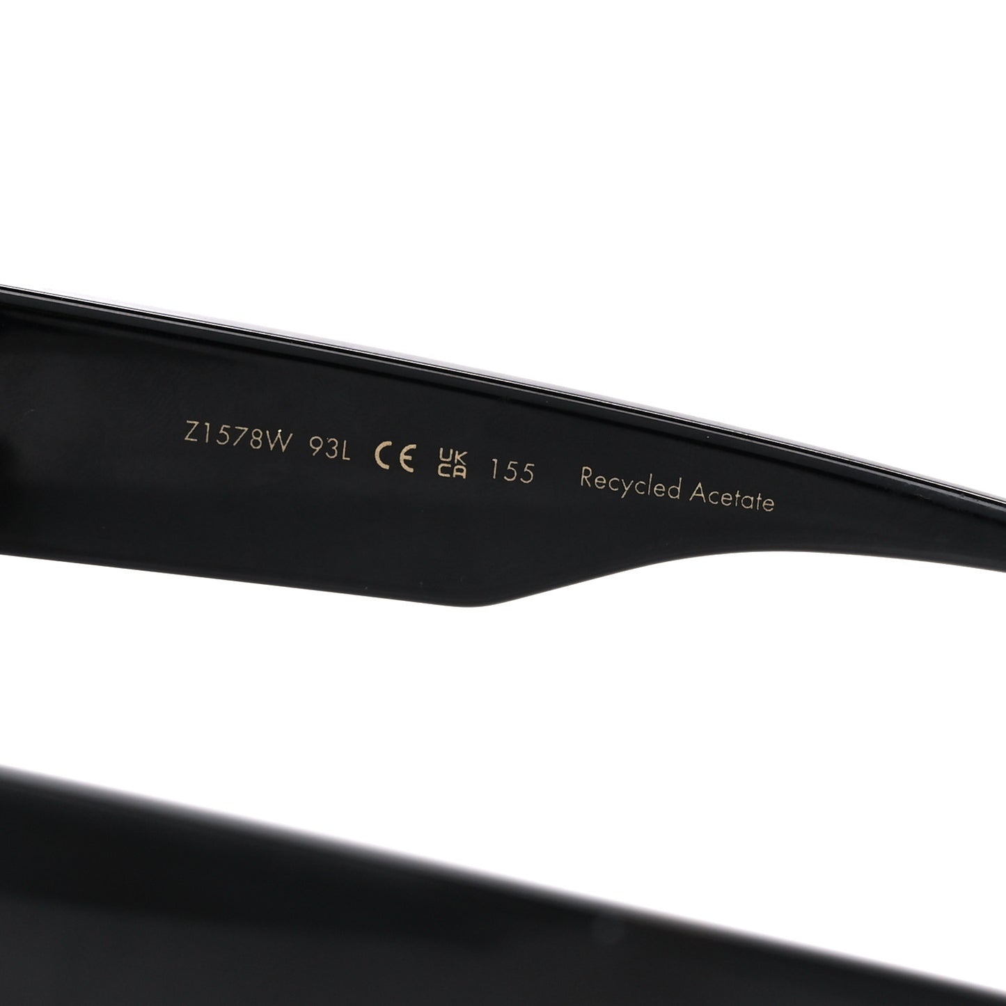 Acetate Swarovski Crystal Cyclone Sunglasses Z1578W Black