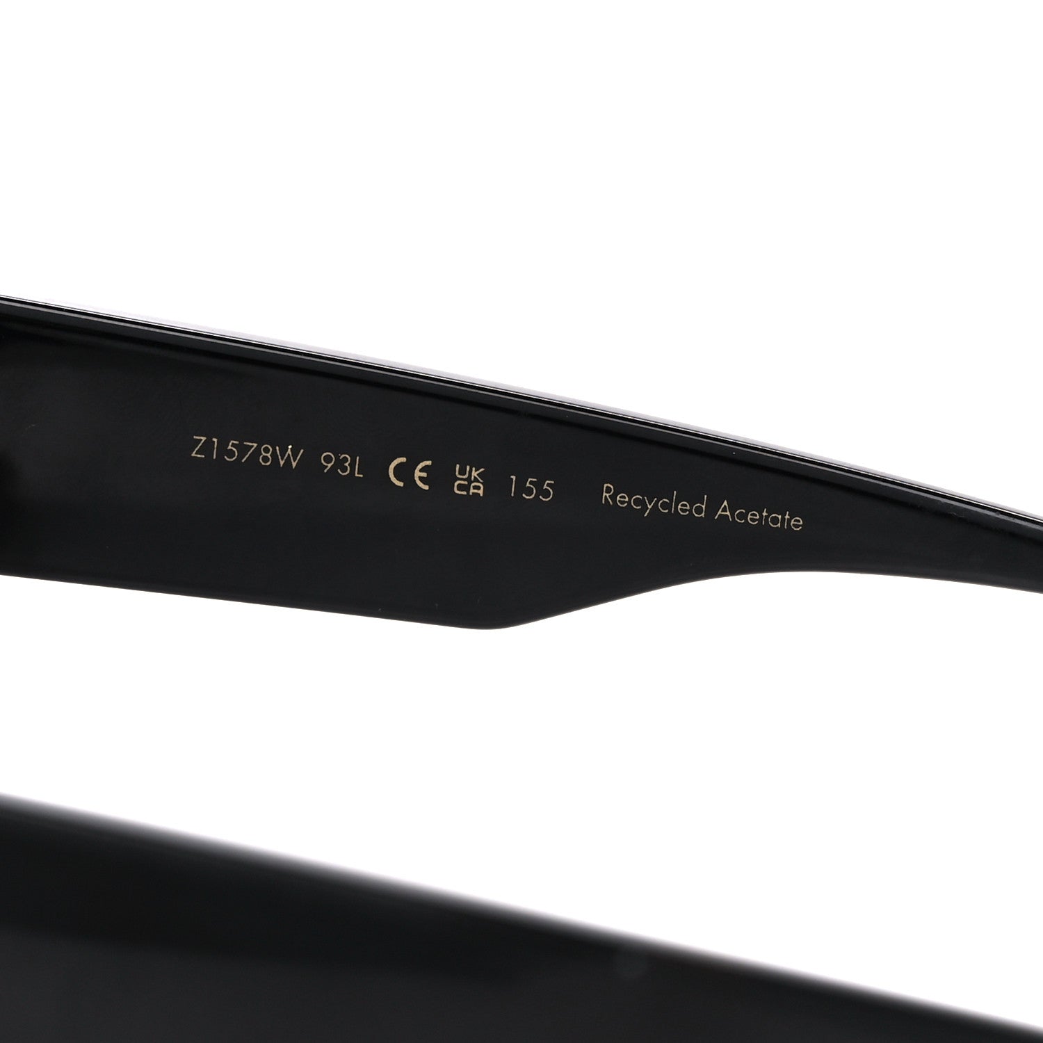 Louis Vuitton Acetate Swarovski Crystal Cyclone Sunglasses Z1578W Black 6 of 9