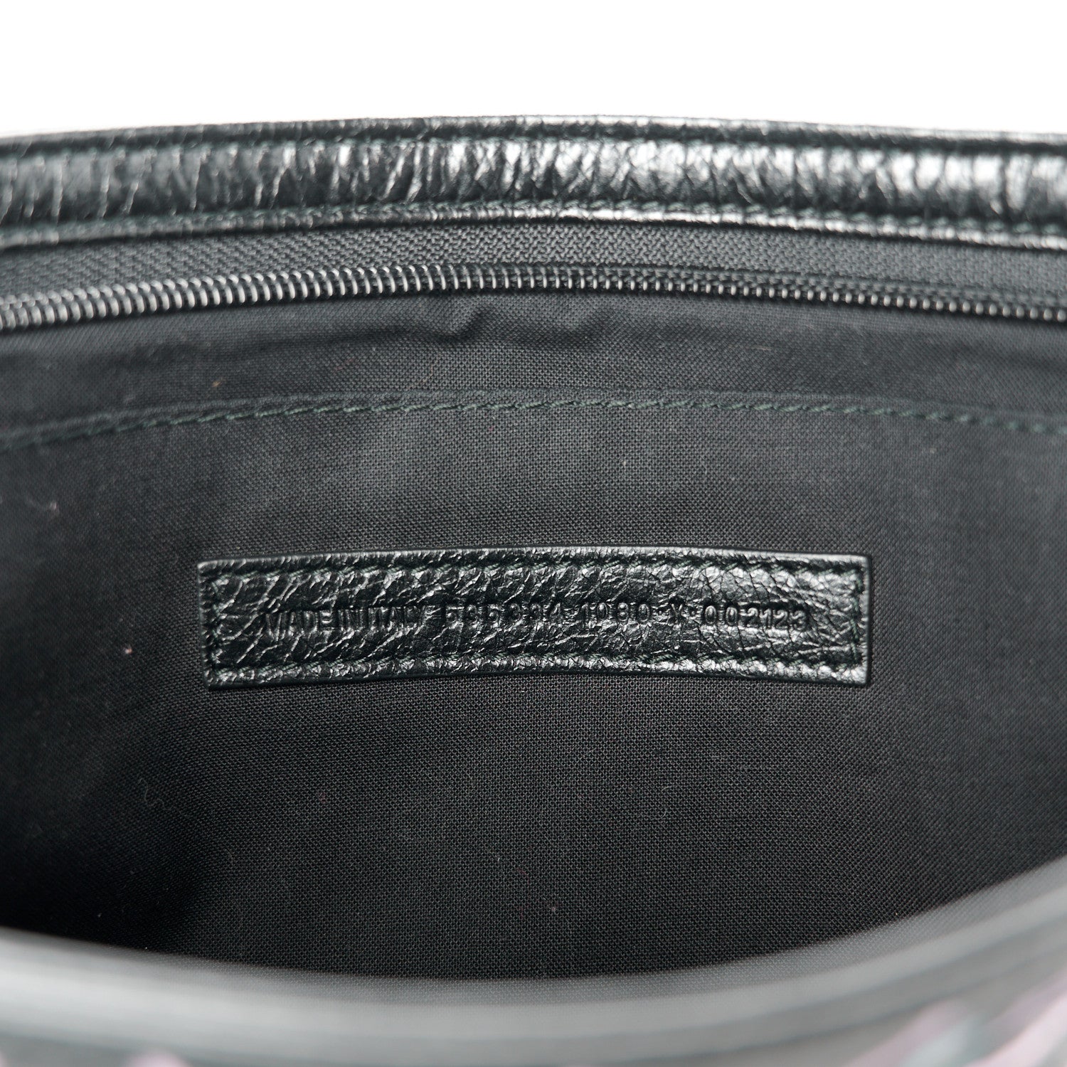 Balenciaga Agneau Arena Graffiti All Over Zip Pouch Black Multicolor 6 of 8