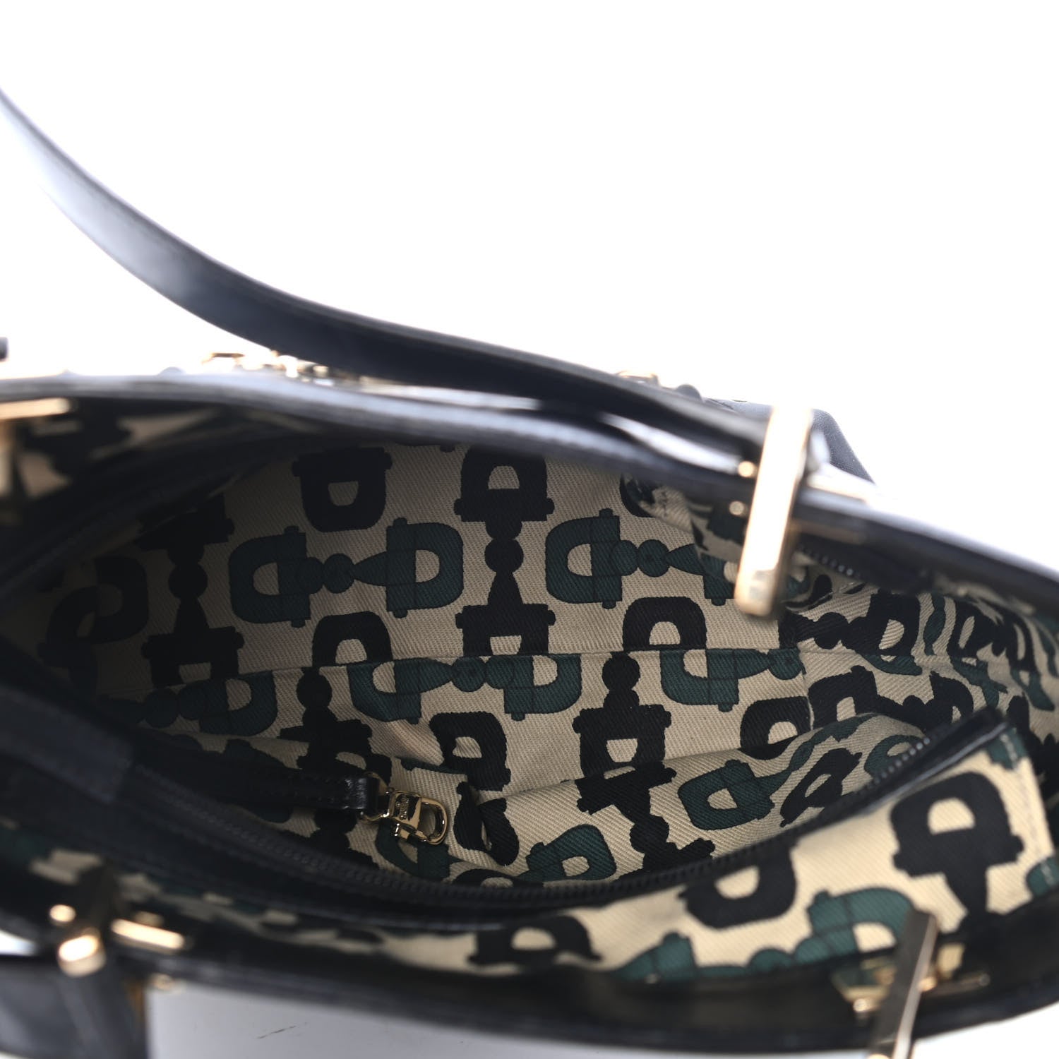 Gucci Guccissima Small Punch Tote Black 4 of 4
