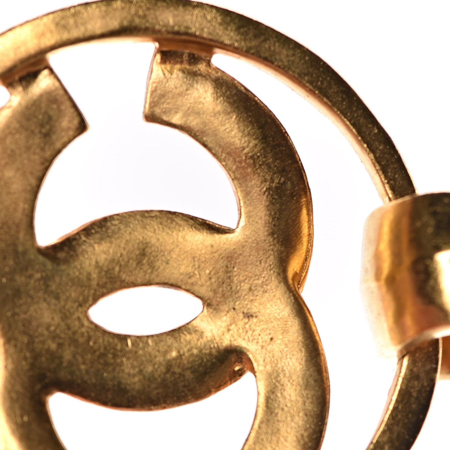 CC Clip On Earrings Gold