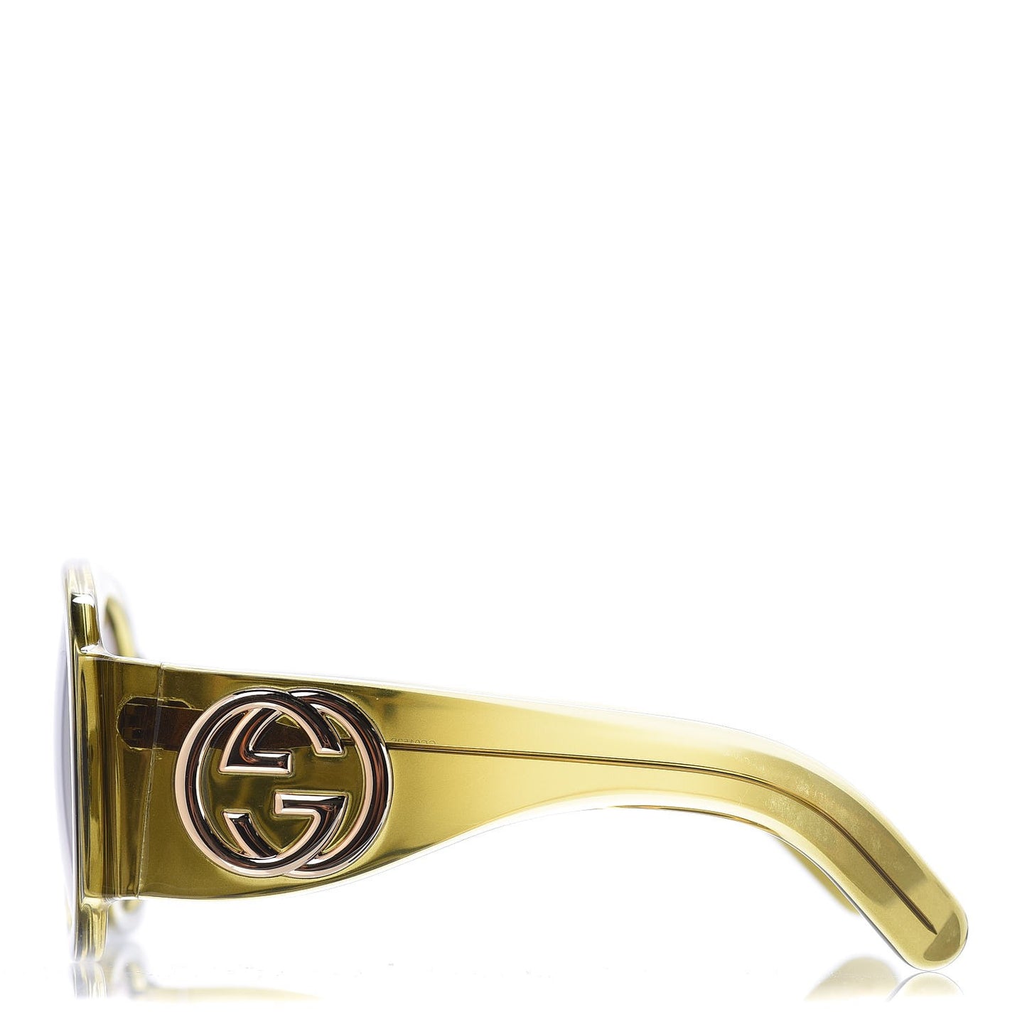 Oversized Aviator Sunglasses GG0152S Yellow