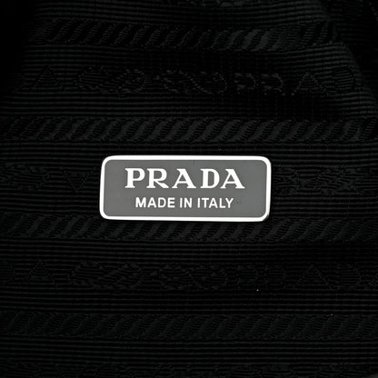Prada Nappa Padded Signaux Triangle Crossbody Black 6 of 9