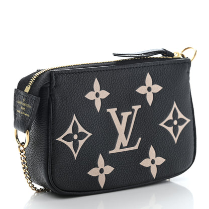 Louis Vuitton Empreinte Monogram Giant Mini Pochette Accessories Black 3 of 6