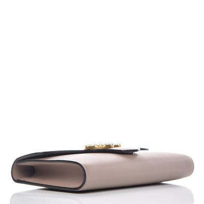 Gucci Calfskin Pearly GG Marmont Clutch Porcelain Rose 4 of 10